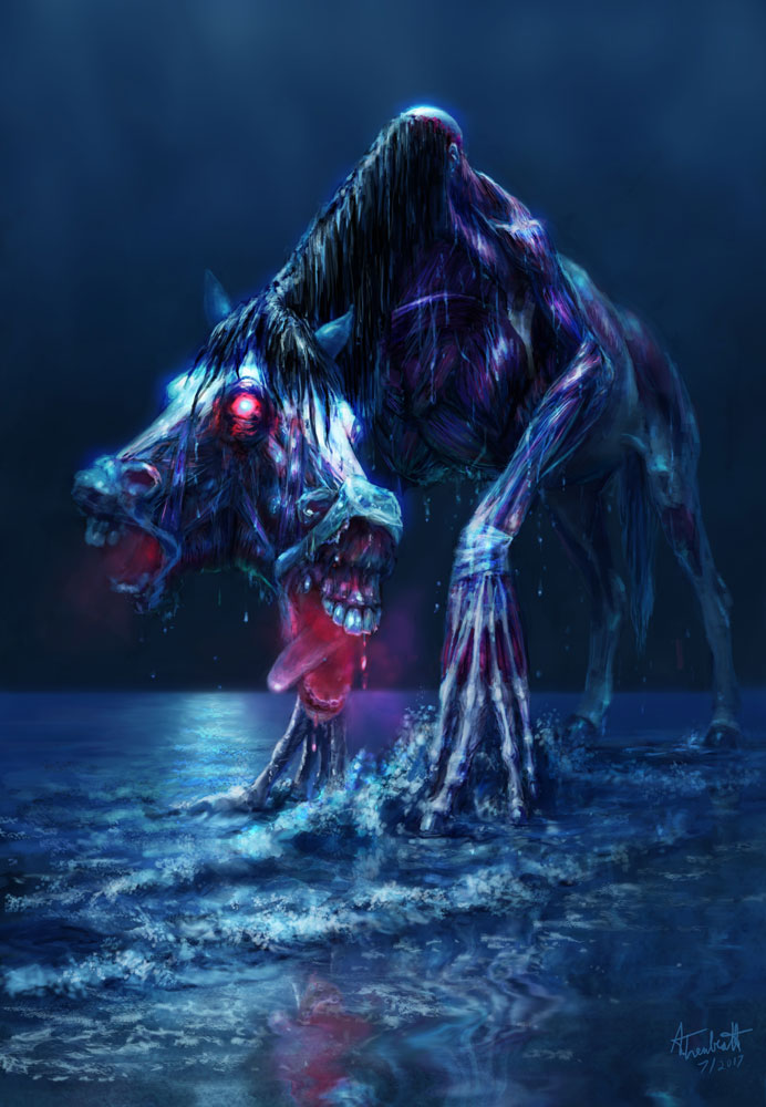 horse like creature of Scottish myth